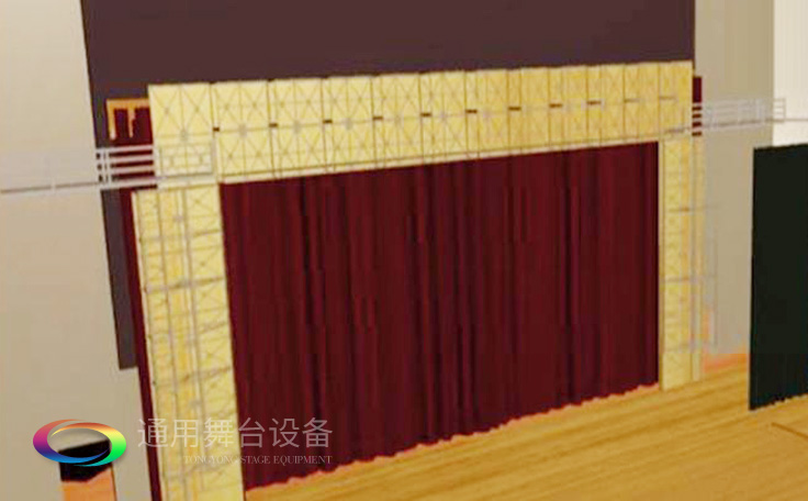 防火隔離幕Safety curtain——舞臺(tái)、觀眾廳分隔 阻斷火源及有害煙氣的擴(kuò)散